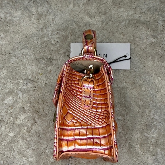 🍑NWT Rare Color of the Year Brahmin Arietta Apricot Rose Melbourne - Picture 5 of 10